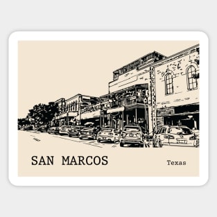 San Marcos Texas Sticker